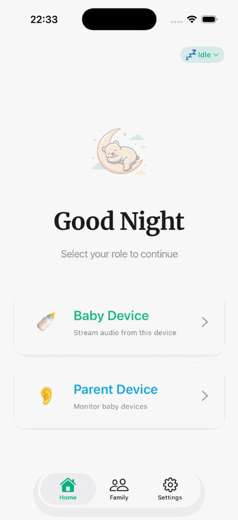 BabyMonitor Luna App